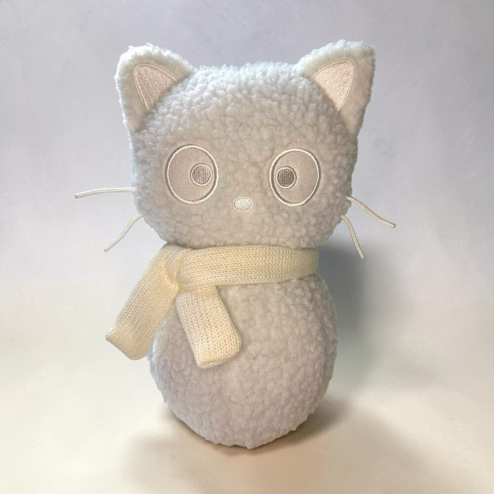 Chococat by Sanrio Snowman Christmas Plush 10” Sherpa Hello Kitty Friend Rare
